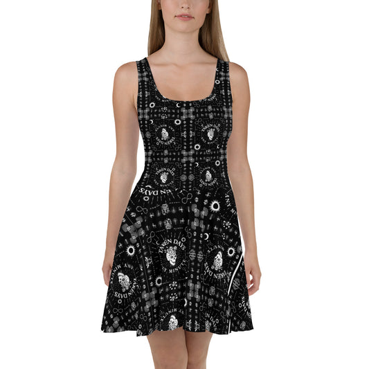 Any Minute Bandana Print Skater Dress