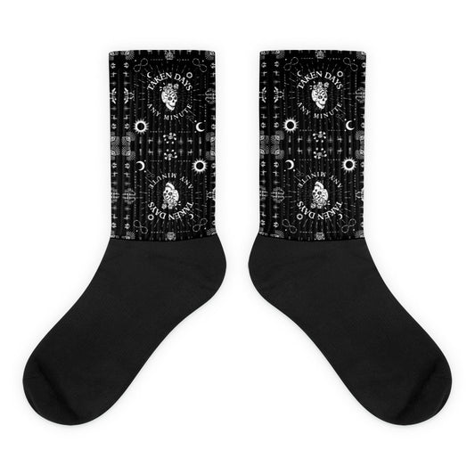 Any Minute Bandana Print Socks