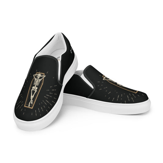 Coffin Slip-on Canvas Shoes