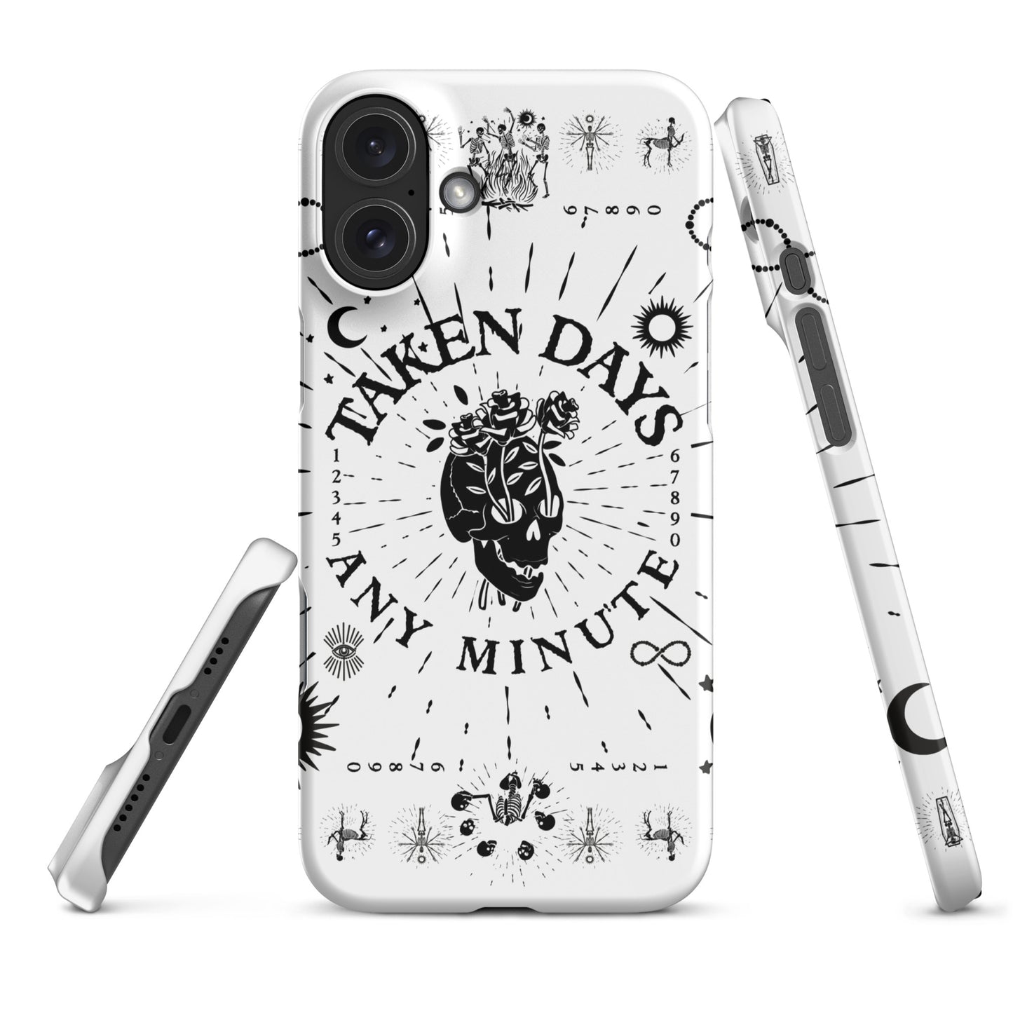 Any Minute Bandana Print Snap Case for iPhone® White