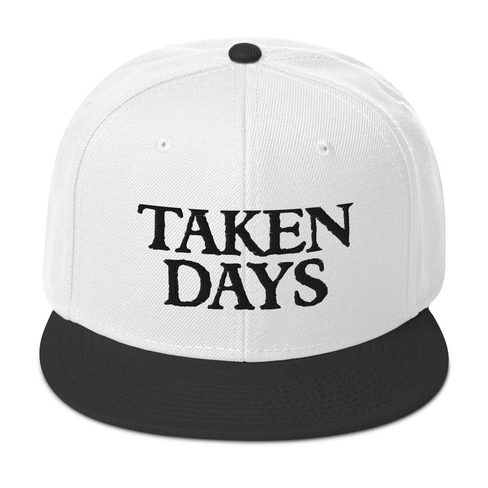 3D Embroidered Stacked Logo Snapback Hat Light