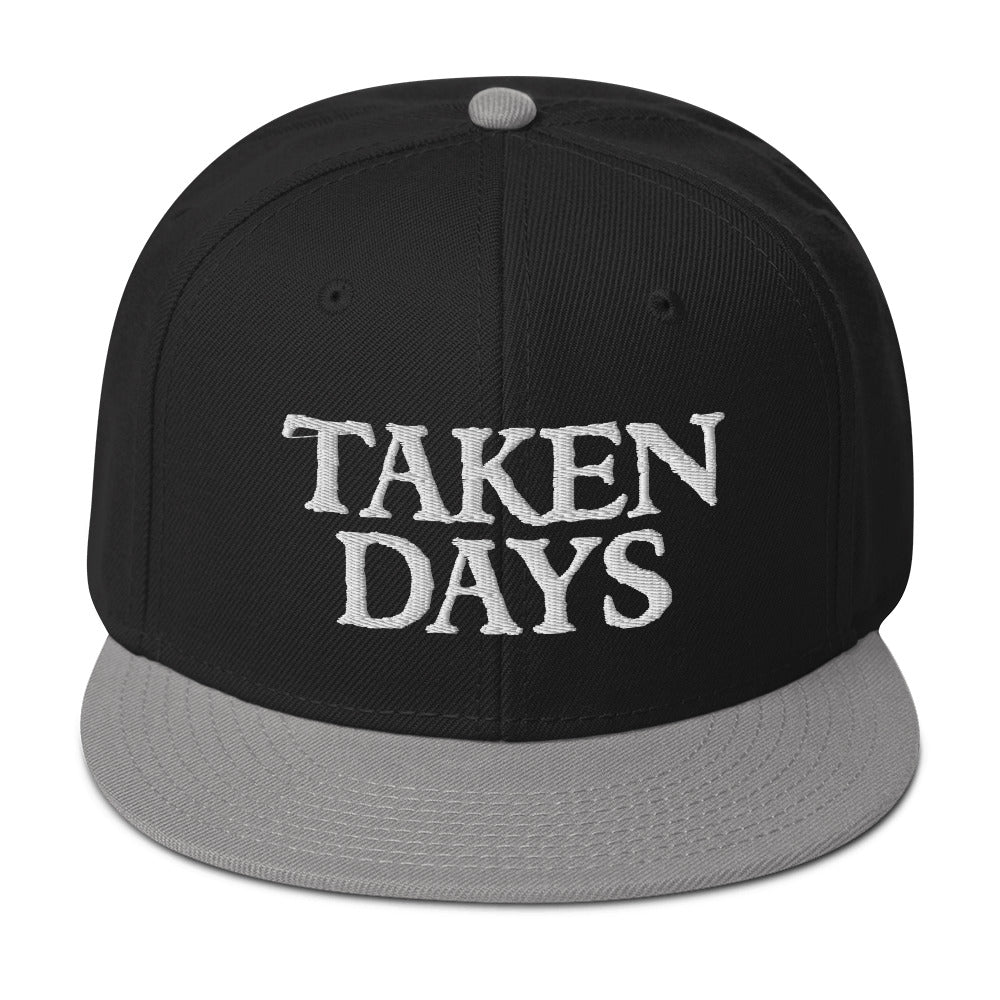 3D Embroidered Stacked Logo Snapback Hat