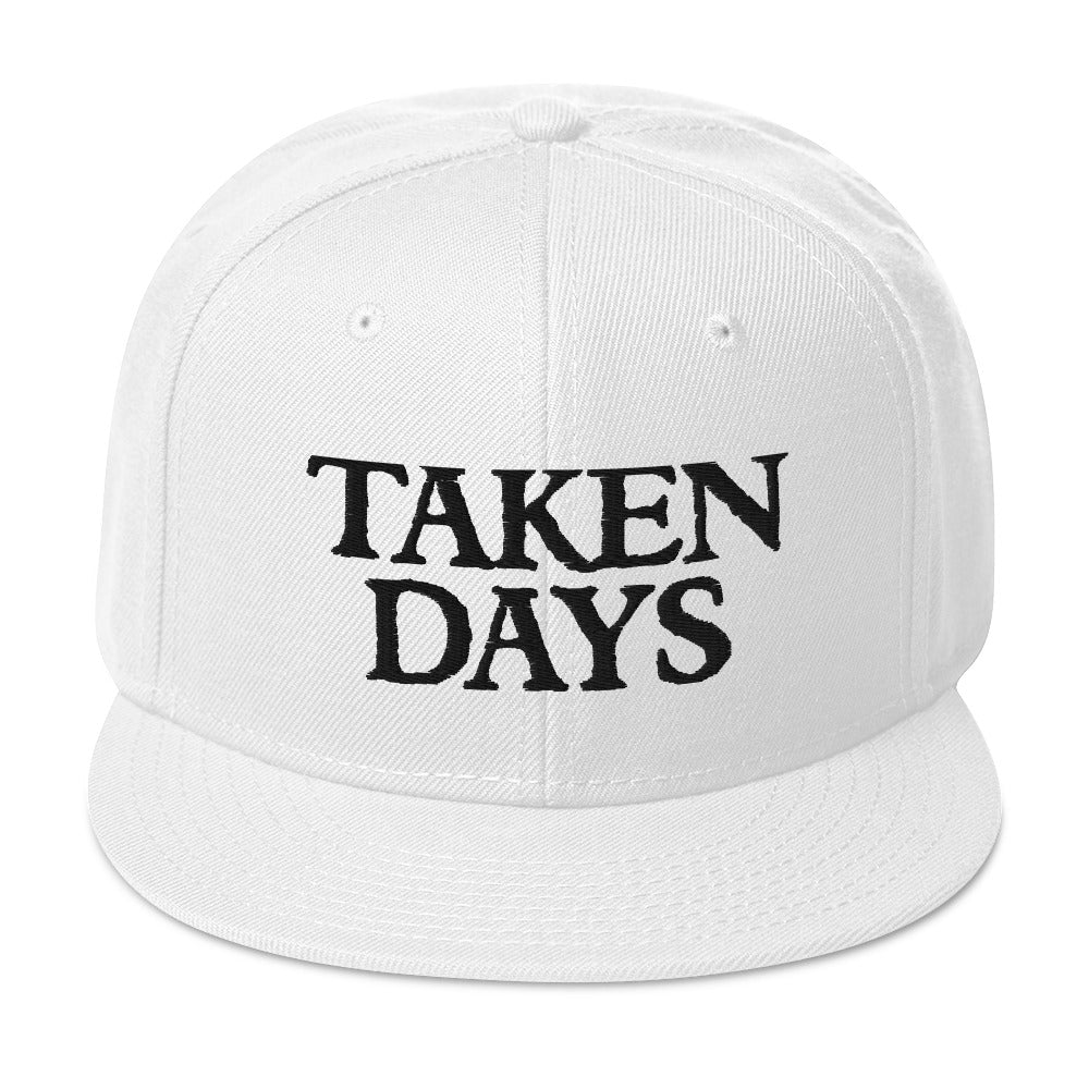 3D Embroidered Stacked Logo Snapback Hat Light