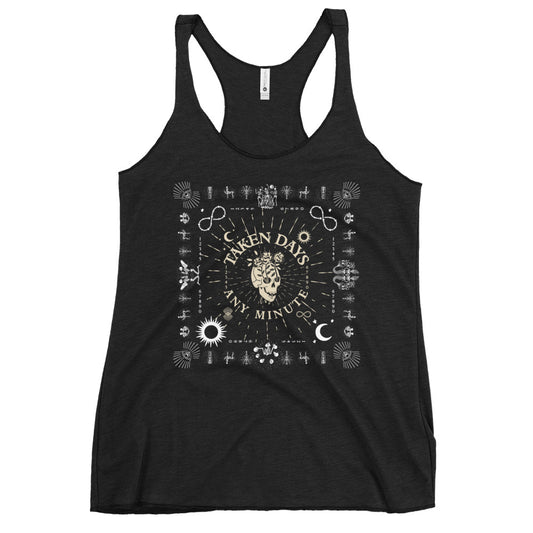 Women's Any Minute Bandana Print Racerback Tank